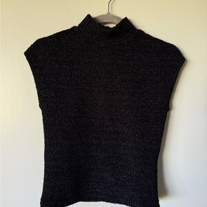 Zara Black High Neck top